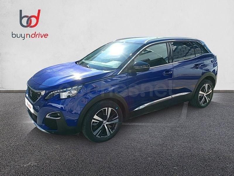Usado Peugeot 3008 GT-line 130 CV (95 kW) 2018 Azul SUV
