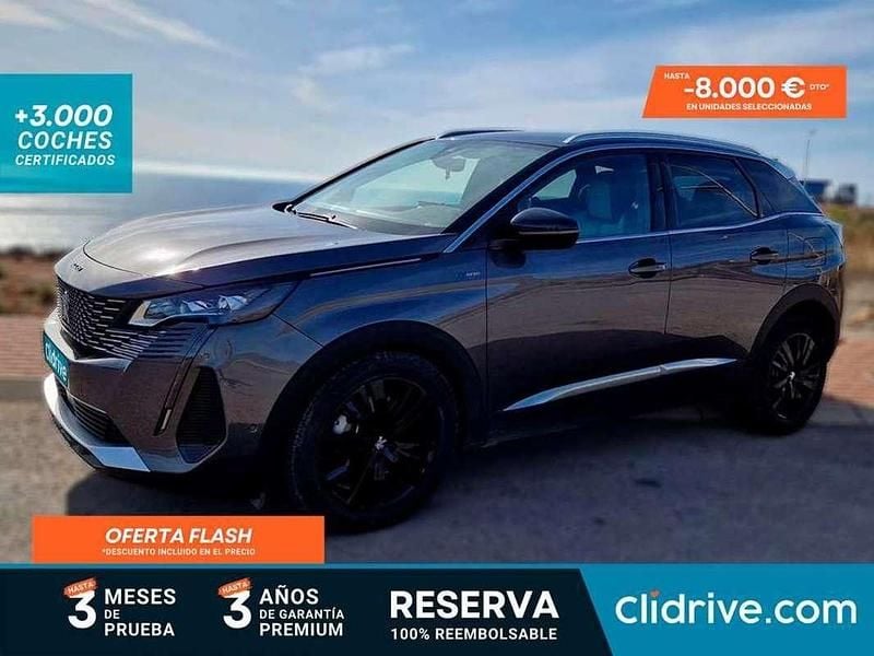 Gris Usado 2021 Peugeot 3008 GT SUV | 18.790 € (Precio justo) - Imagen 1/3