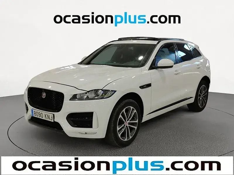 Blanco Usado 2018 Jaguar F-Pace R-Sport SUV | 24.091 € (Buen precio) - Imagen 1/4