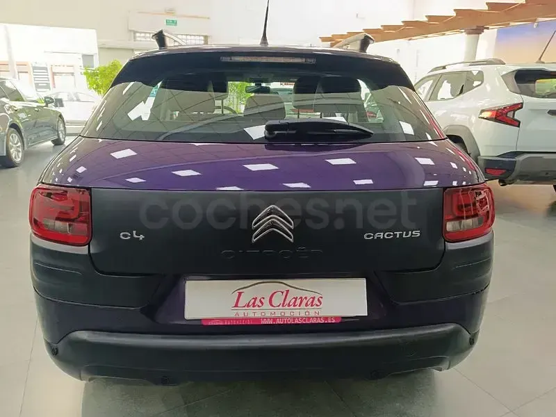Usado Citroën C4 Cactus Shine 92 CV (67 kW) 2015 Violeta / lila Utilitario