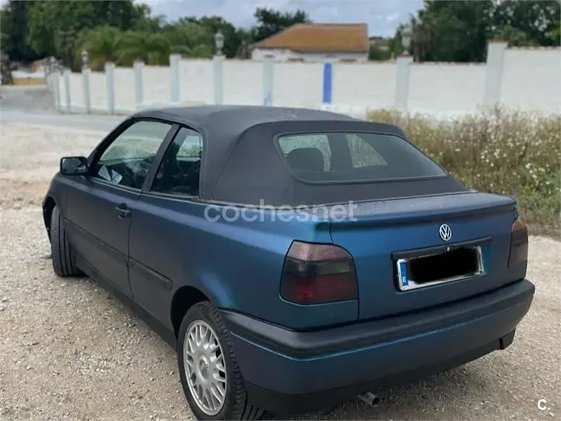 Usado VW Golf Cabriolet 75 CV (55 kW) 1995 Azul Descapotable