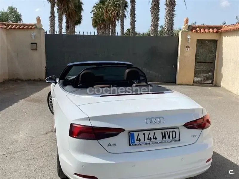 Usado Audi A5 Cabriolet 190 CV (139 kW) 2017 Blanco Descapotable