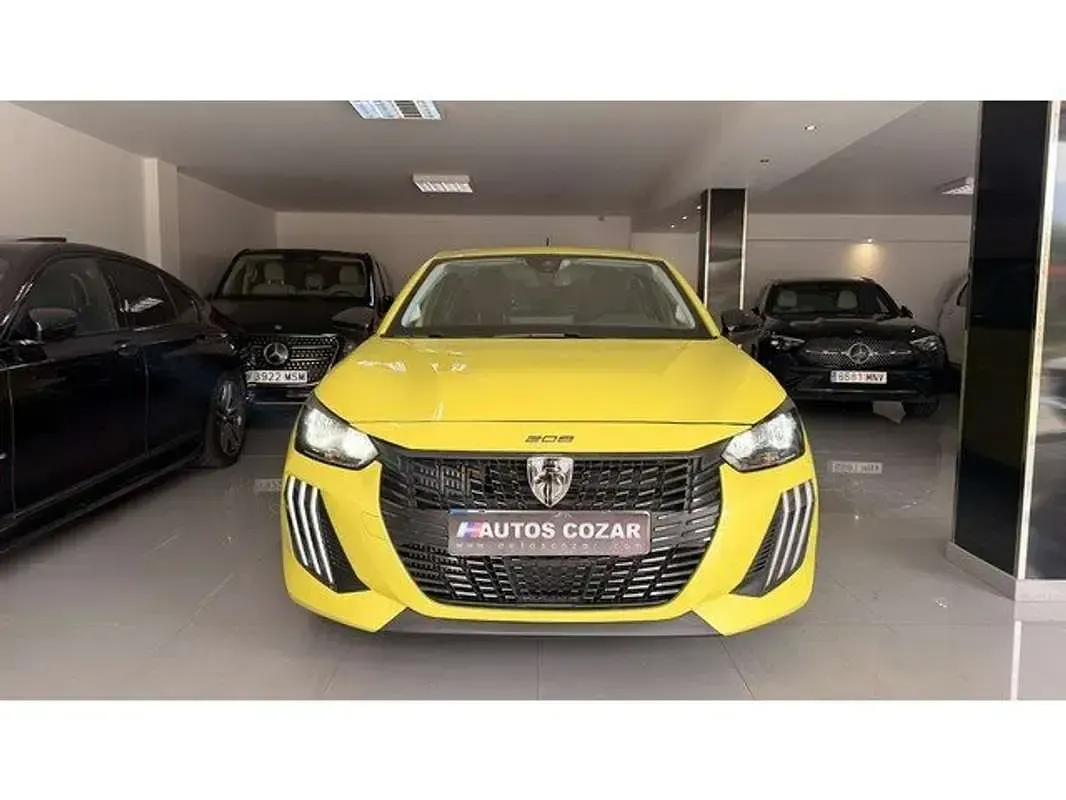 Nuevo Peugeot 208 Style 101 CV (74 kW) 2025 Amarillo Utilitario