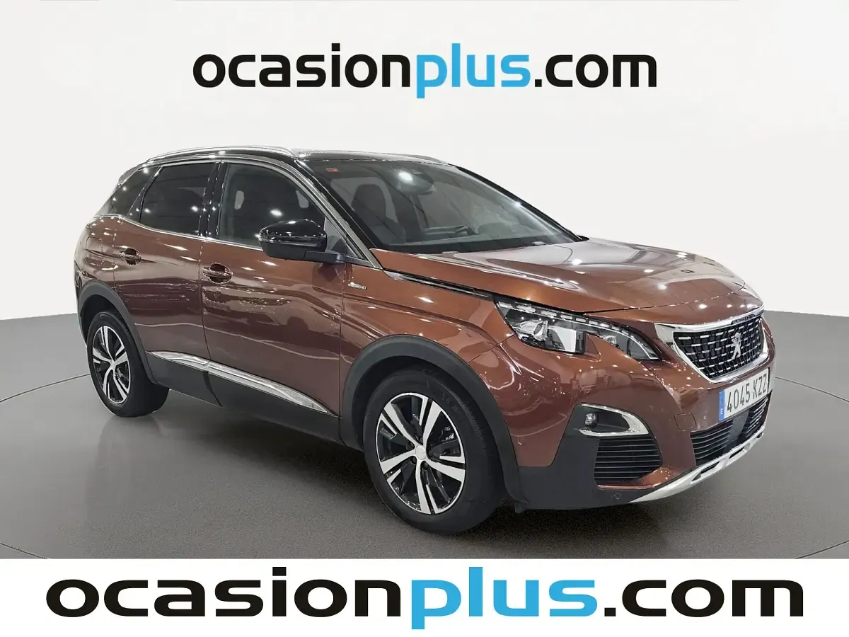 Usado Peugeot 3008 GT-line 131 CV (96 kW) 2019 Marrón SUV