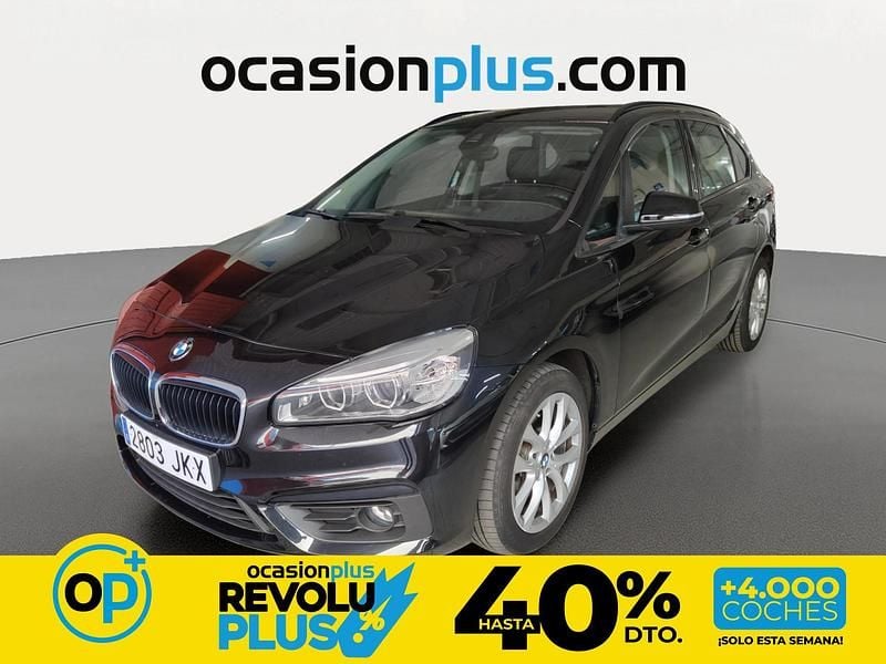 Usado BMW 218 Active Tourer 150 CV (110 kW) 2015 Negro Monovolumen