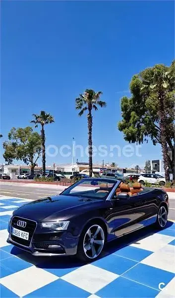 Usado Audi A5 Cabriolet S-Line 245 CV (180 kW) 2012 Negro Descapotable