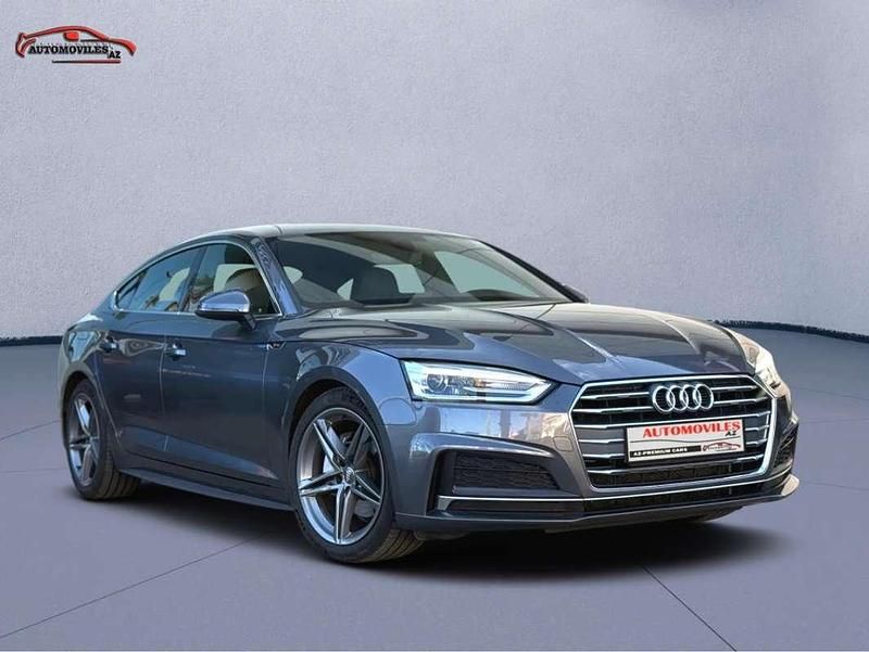 Usado Audi A5 Sportback S-Line 190 CV (139 kW) 2019 Gris Utilitario