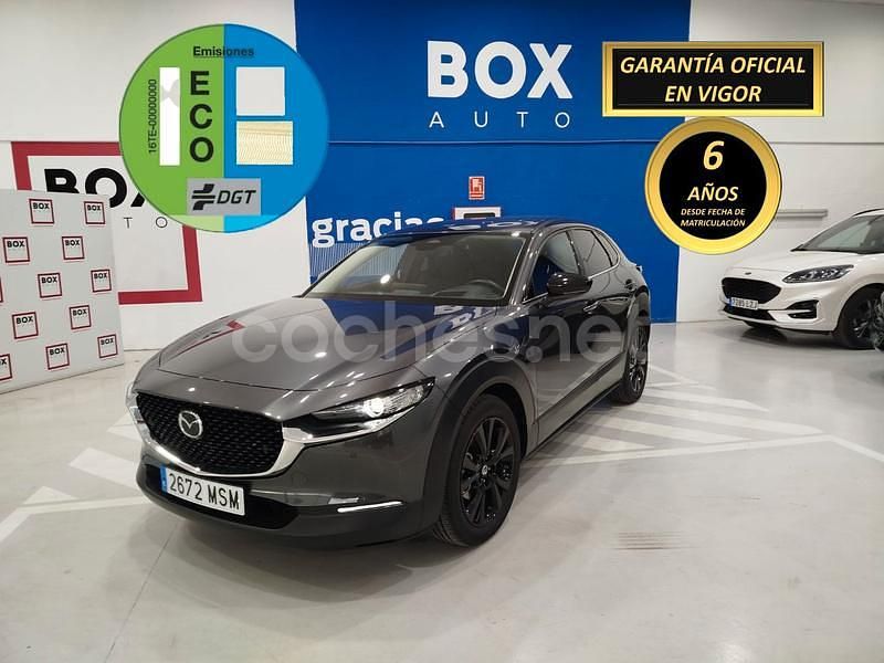 Gris / plata Usado 2024 Mazda CX-30 Homura-Line SUV | 27.900 € (Precio justo) - Imagen 1/4