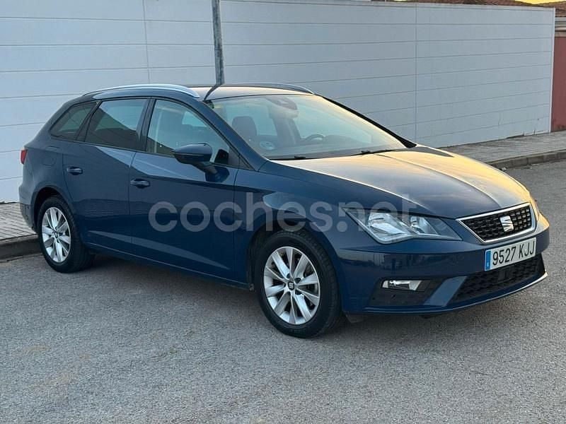 Azul Usado 2018 Seat Leon FR Familiar | 9990 € (Super precio) - Imagen 1/4