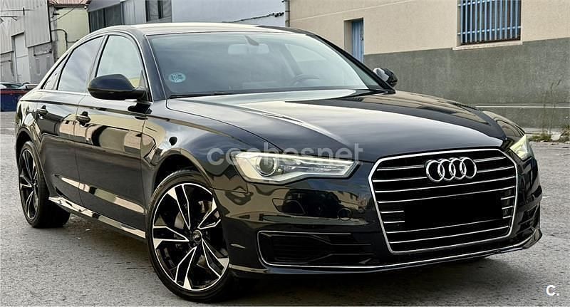 Usado Audi A6 S-Line 218 CV (160 kW) 2016 Negro Familiar
