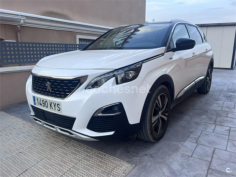Blanco Usado 2019 Peugeot 5008 GT SUV | 15.500 € (Precio justo) - Imagen 1/3