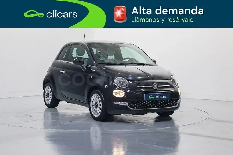 Usado Fiat 500C Dolcevita 70 CV (51 kW) 2022 Negro Descapotable
