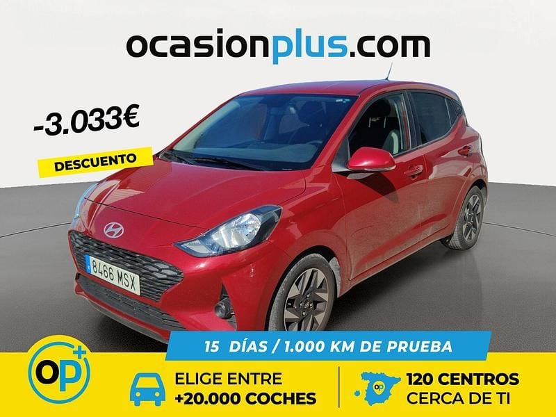 Usado Hyundai i10 63 CV (46 kW) 2024 Rojo Utilitario