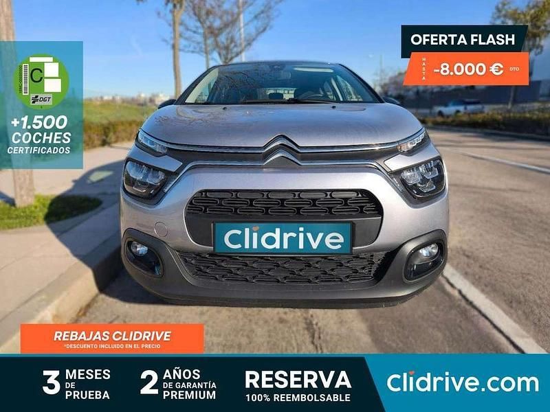 Gris Usado 2023 Citroën C3 PureTech Utilitario | 11.490 € (Buen precio) - Imagen 1/3