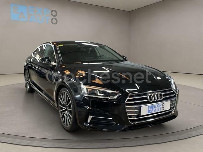 Negro Usado 2017 Audi A5 Sportback Advanced Plus Utilitario | 25.975 € (Precio justo) - Imagen 1/4