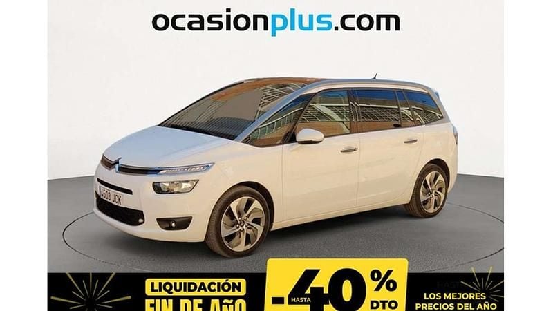 Blanco Usado 2015 Citroën Grand C4 Picasso Intensive Monovolumen | 9991 € (Precio justo) - Imagen 1/4