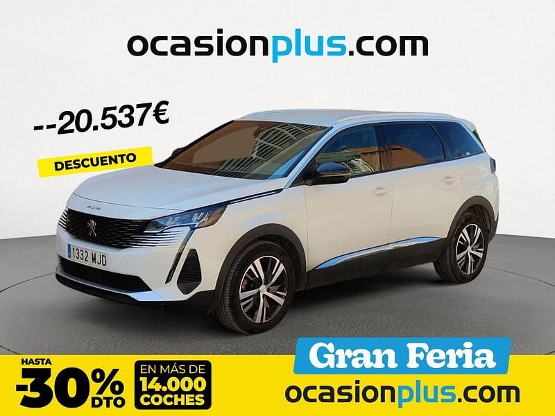 Blanco Usado 2023 Peugeot 5008 Allure Monovolumen | 22.590 € (Precio justo) - Imagen 1/4