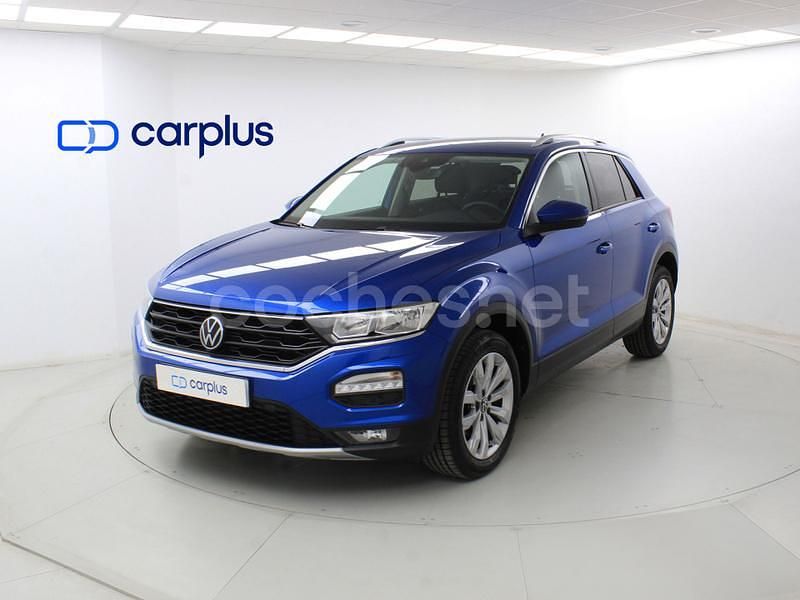 Azul ravenna (metalizado) Usado 2021 VW T-Roc Advance SUV | 22.690 € (Precio justo) - Imagen 1/4