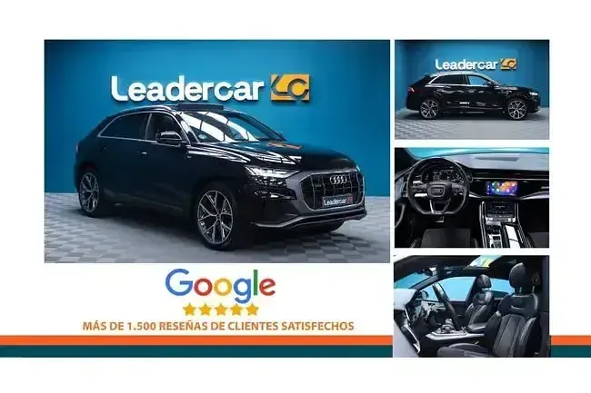 Usado Audi Q8 S-Line 286 CV (210 kW) 2021 Negro SUV