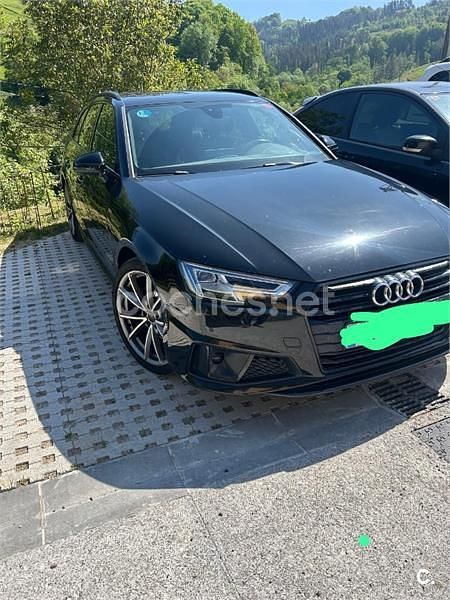Usado Audi A4 190 CV (139 kW) 2019 Negro Familiar