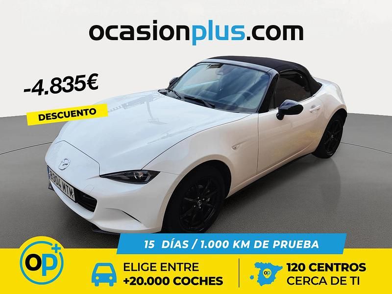 Usado Mazda MX5 Prime-Line 132 CV (97 kW) 2024 Blanco Descapotable