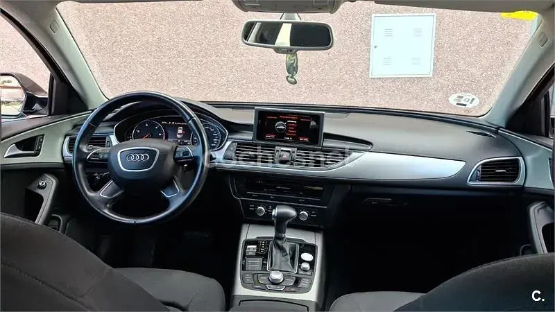 Usado Audi A6 177 CV (130 kW) 2014 Negro Berlina
