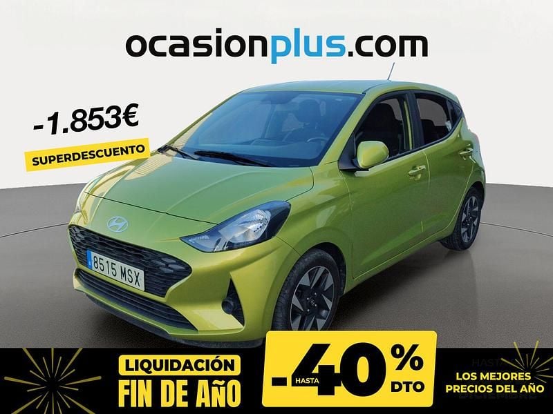 Verde Usado 2024 Hyundai i10 Utilitario | 13.790 € (Precio justo) - Imagen 1/4