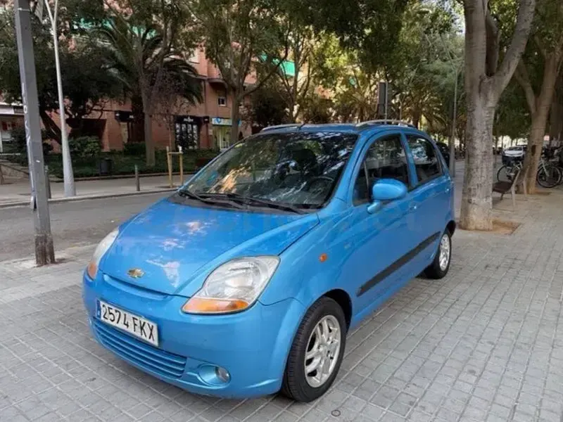 Usado Chevrolet Matiz SX 65 CV (47 kW) 2007 Azul Utilitario
