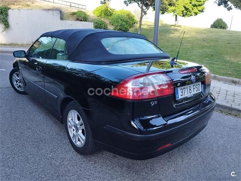 Usado Saab 9-3 Linear 150 CV (110 kW) 2007 Negro Descapotable