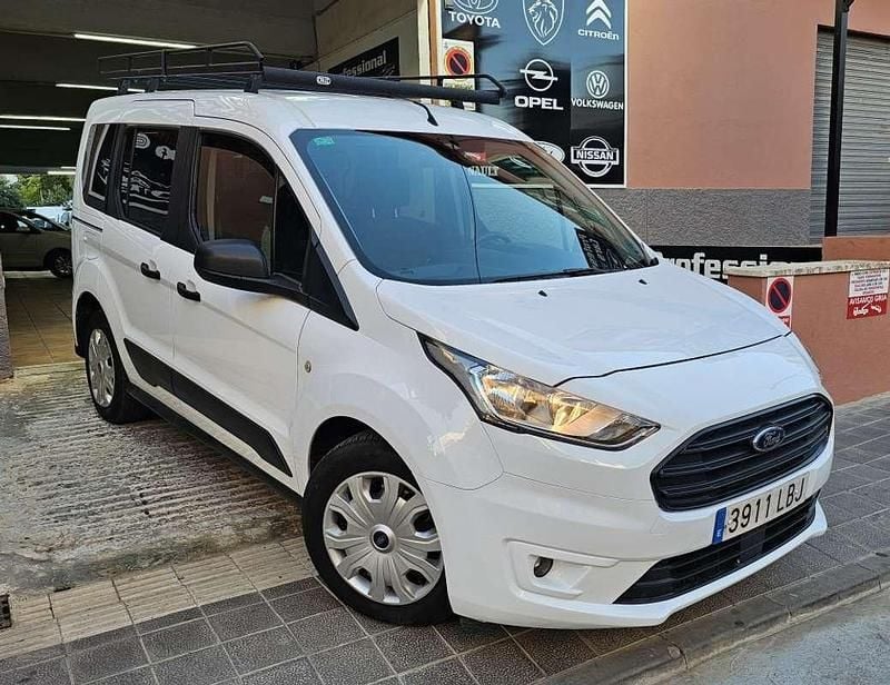Blanco Usado 2019 Ford Transit Connect Trend Monovolumen | 15.990 € (Precio justo) - Imagen 1/4