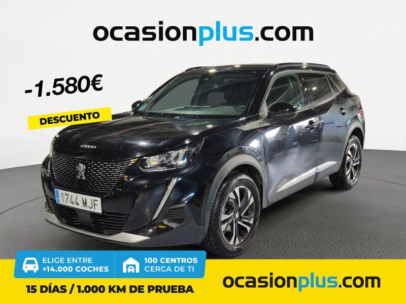 Negro Usado 2023 Peugeot 2008 Allure SUV | 17.390 € (Precio justo) - Imagen 1/4