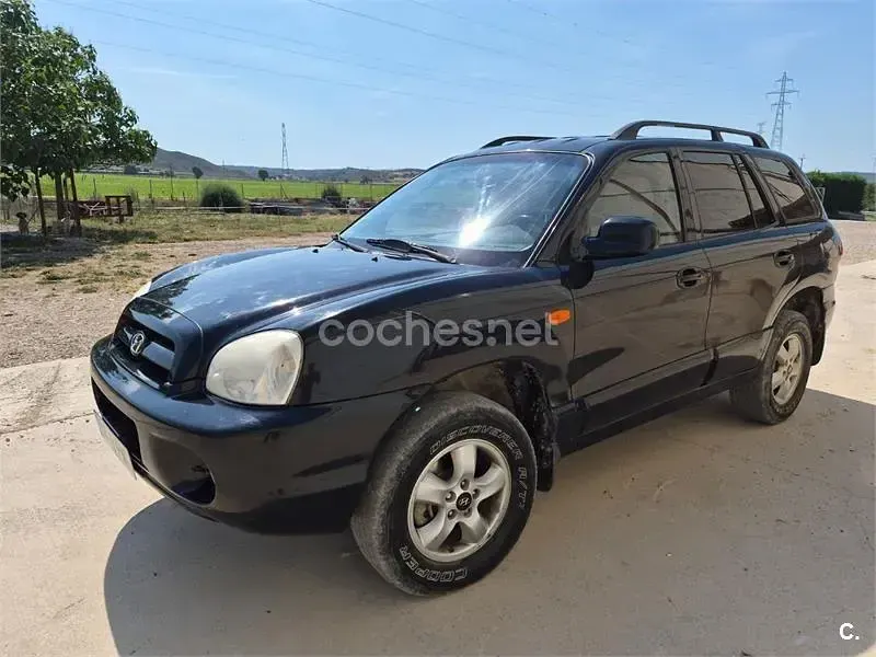 Usado Hyundai Santa Fe Comfort 125 CV (91 kW) 2007 Negro SUV