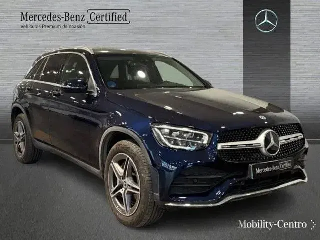 Usado Mercedes GLC300e 320 CV (235 kW) 2021 Azul cavansita SUV