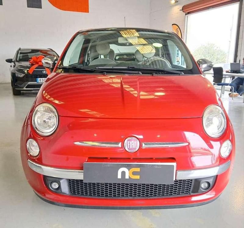 Usado Fiat 500 Lounge 69 CV (50 kW) 2009 Rojo Descapotable