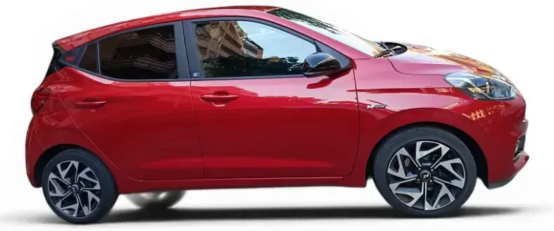 Usado Hyundai i10 N Line 84 CV (61 kW) 2022 Granate Utilitario