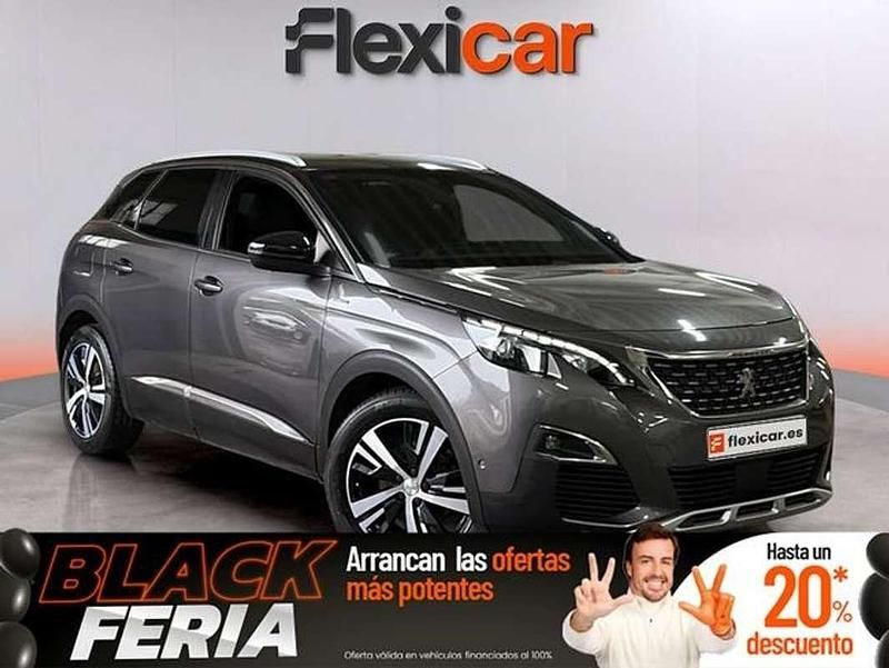 Gris Usado 2018 Peugeot 3008 GT-line SUV | 17.490 € (Un poco caro) - Imagen 1/4