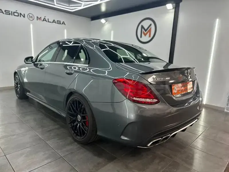 Usado Mercedes C63S AMG 510 CV (375 kW) 2016 Gris / plata Berlina