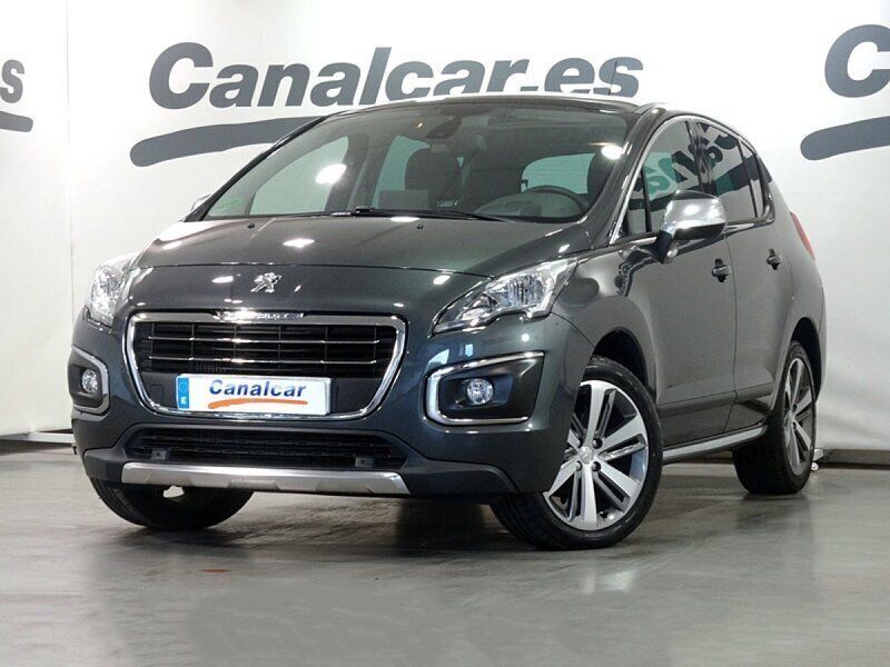 Gris Usado 2015 Peugeot 3008 Allure Monovolumen | 10.425 € (Precio justo) - Imagen 1/4