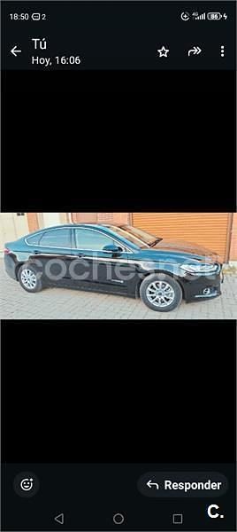Negro Usado 2019 Ford Mondeo Vignale Berlina | 21.500 € (Precio justo) - Imagen 1/4
