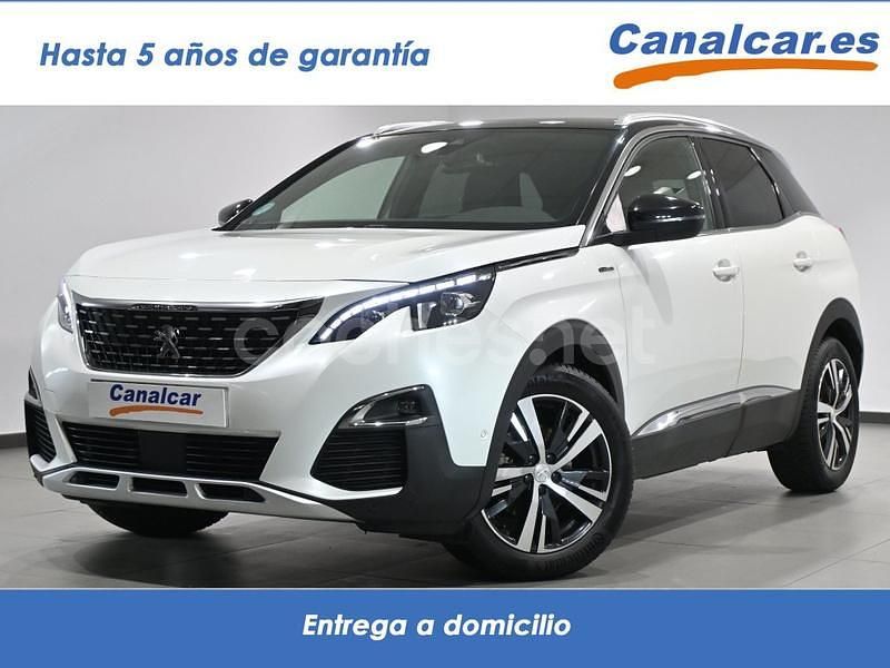 Usado Peugeot 3008 GT-line 130 CV (95 kW) 2018 Blanco SUV
