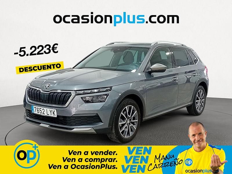 Usado Skoda Kamiq 110 CV (80 kW) 2022 Gris / plata SUV