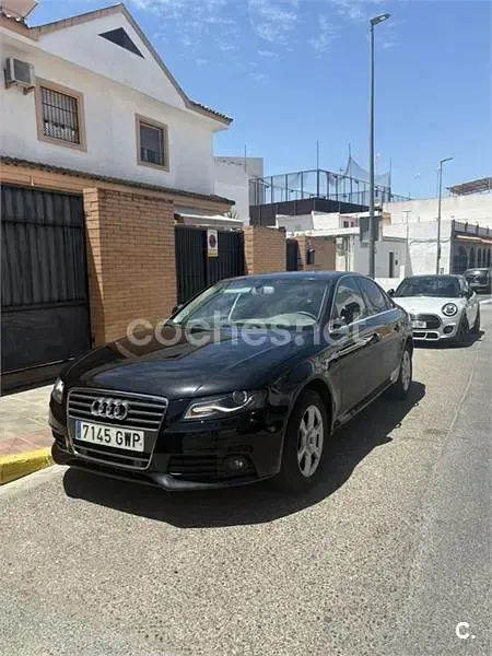 Usado Audi A4 180 CV (132 kW) 2010 Negro Berlina