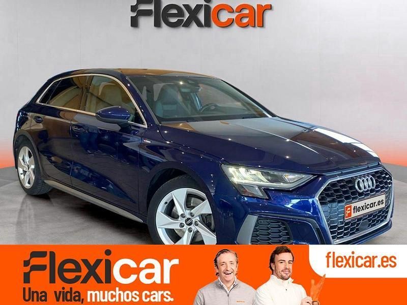 Azul Usado 2021 Audi A3 S-Line | 25.990 € (Precio justo) - Imagen 1/4