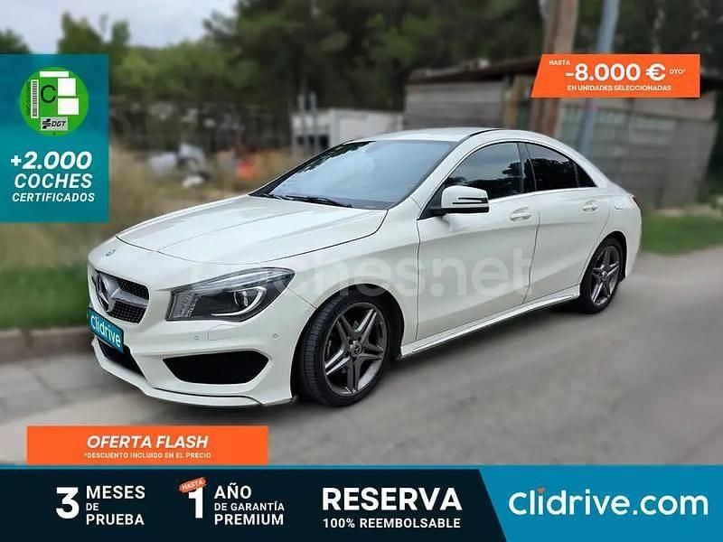 Blanco Usado 2015 Mercedes CLA200 AMG line Berlina | 16.290 € (Super precio) - Imagen 1/3