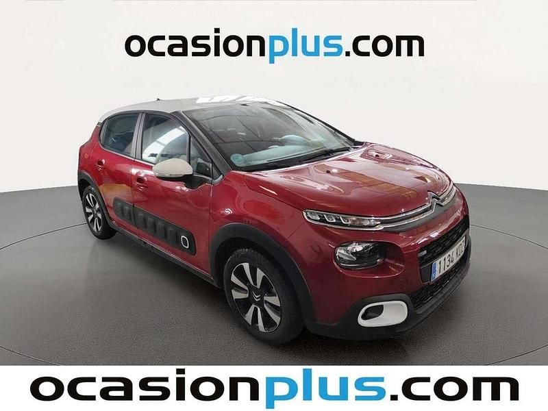 Usado Citroën C3 Feel 82 CV (60 kW) 2017 Rojo Utilitario