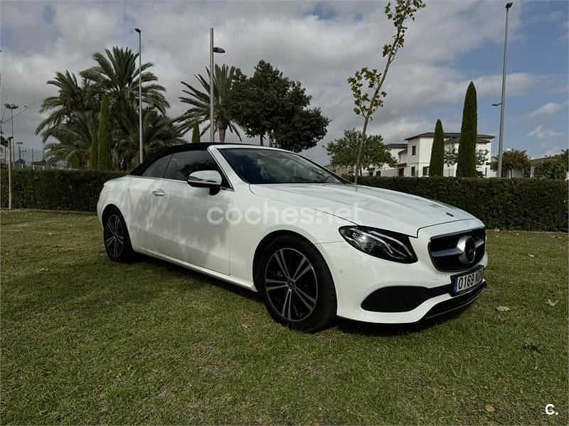 Blanco Usado 2019 Mercedes E300 Descapotable | 36.900 € (Precio justo) - Imagen 1/4