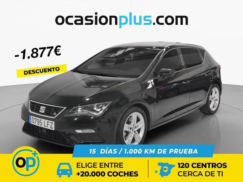 Usado Seat Leon FR 150 CV (110 kW) 2020 Negro