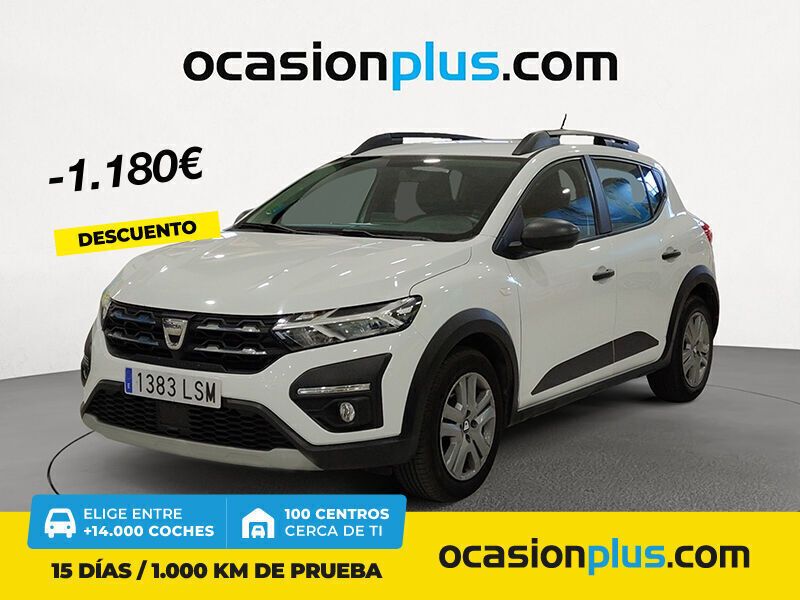 Blanco Usado 2021 Dacia Sandero Essentiel Utilitario | 12.990 € (Precio justo) - Imagen 1/4