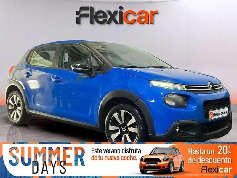 Azul Usado 2019 Citroën C3 Feel Utilitario | 9290 € (Precio justo) - Imagen 1/4