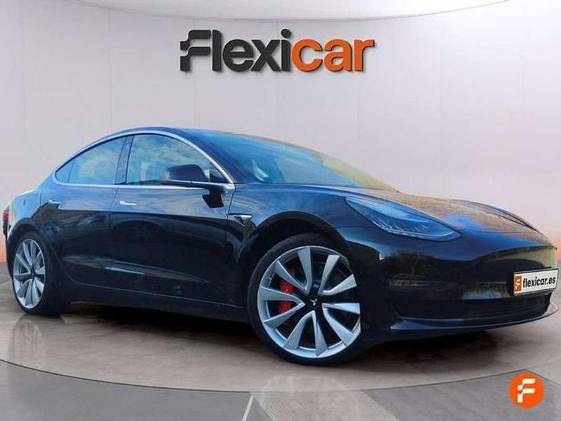 Usado Tesla Model 3 Performance 330 kW (450 CV) 2019 Negro Berlina